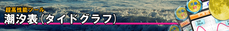 潮汐表(タイドグラフ)