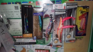 エギ、メタルジグ、ジグヘッド、フローティングミノー