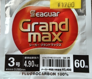 フロロ Seaguar Grand max 3号